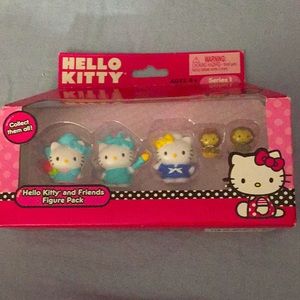 Series 1 hello kitty & friends figurines pack.